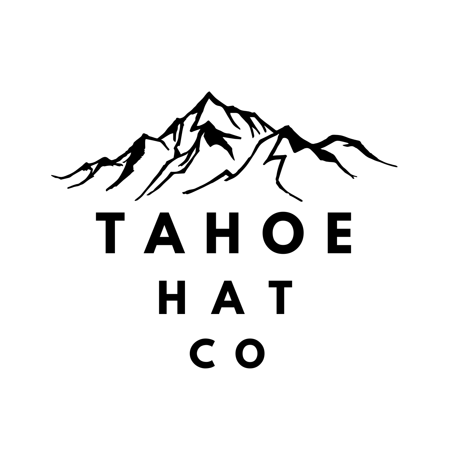 Standard mountains artwork for Tahoe Hat Co