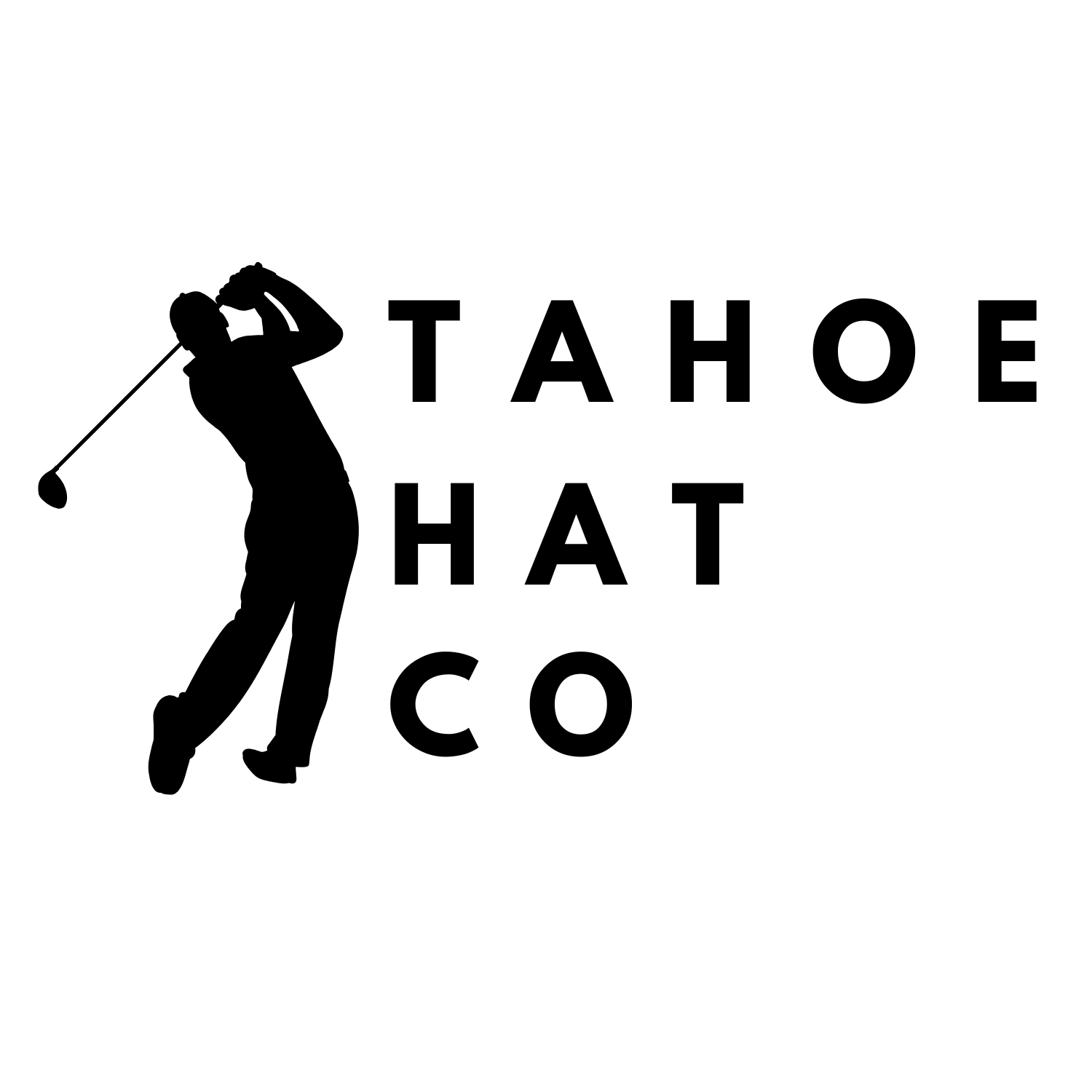 Golf artwork for Tahoe Hat Co