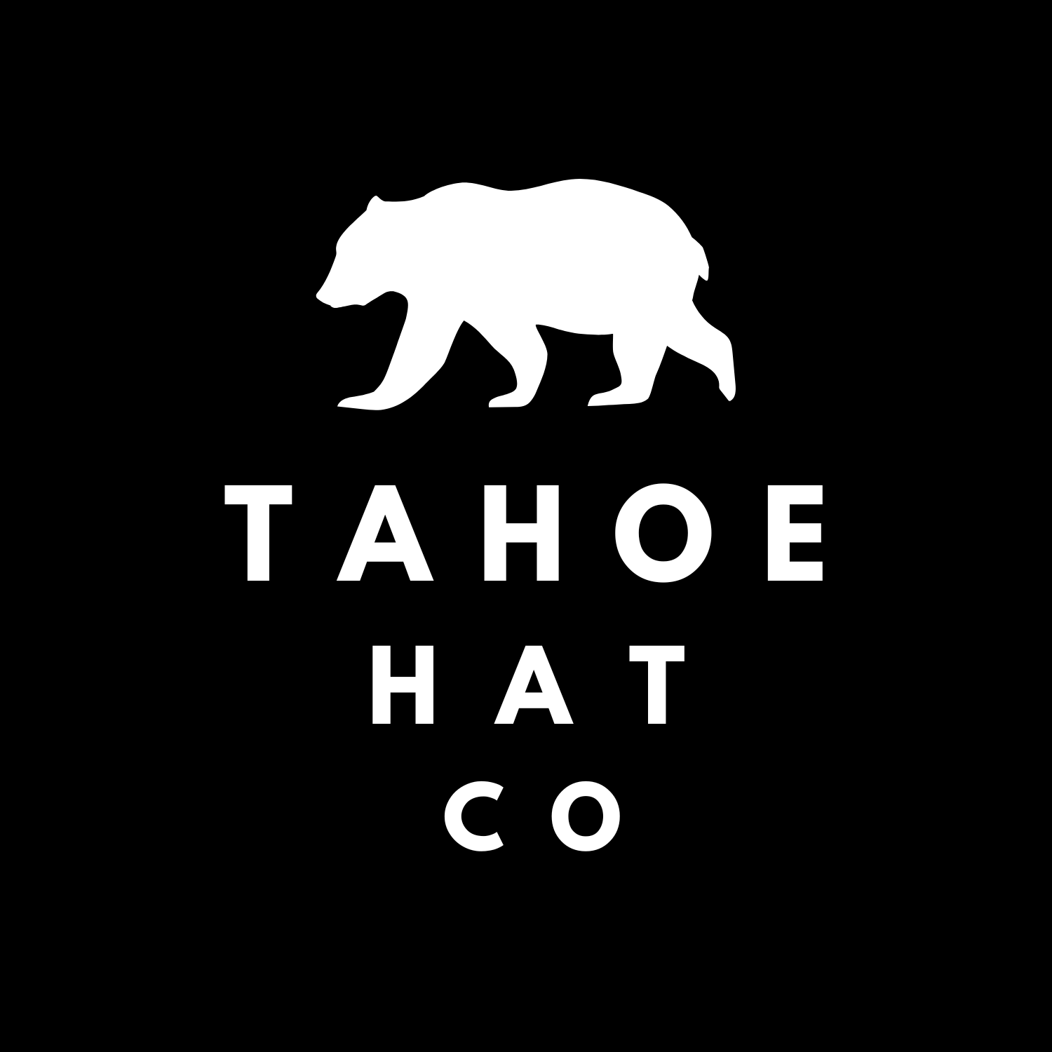 Bear country artwork for Tahoe Hat Co