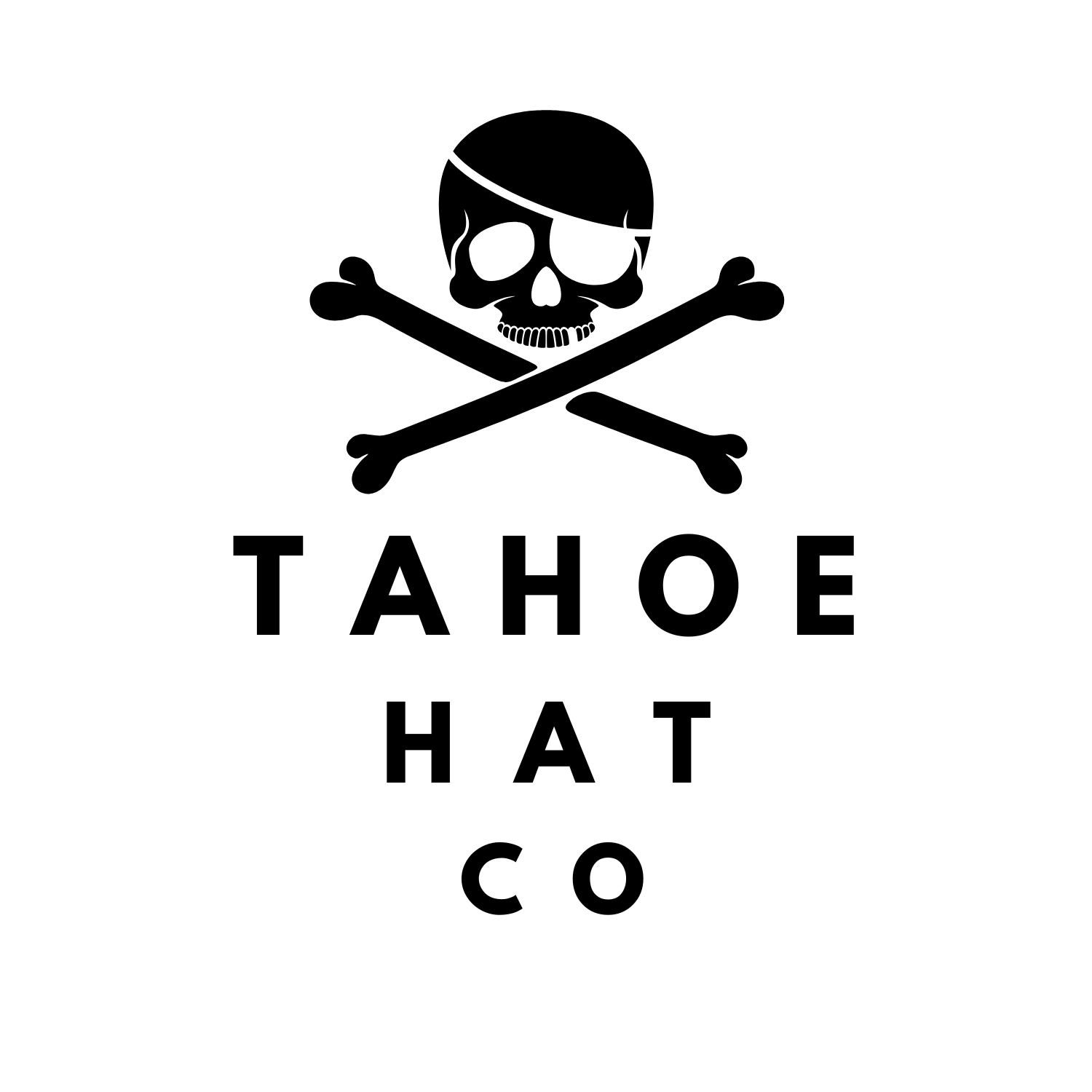 Lake pirate artwork for Tahoe Hat Co